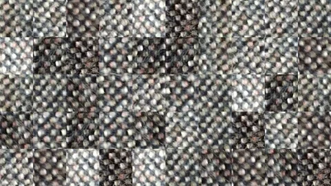 Abstract video of mosaic textures Stock Footage 129780023