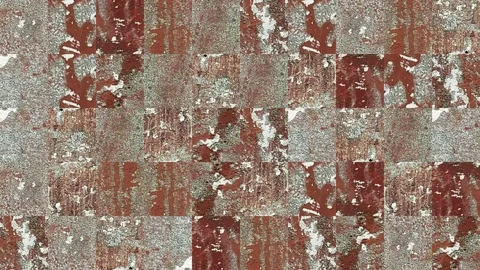 Abstract video of mosaic textures Stock Footage 129979683