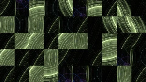 Abstract video of mosaic textures Stock Footage 130408436