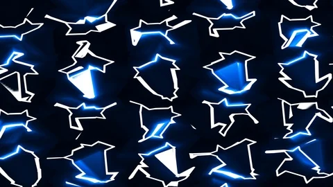 Abstract Video pattern. Loop animation. Stock Footage 112959710