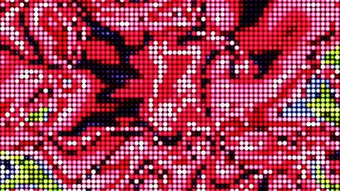 Abstract video that shines, bright light set smooth motion colorful with dots Stock Footage 147114662