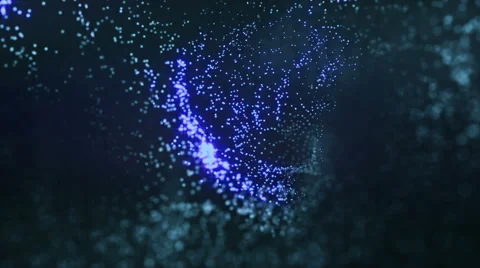 Abstract video with shining particles.High quality and resolution Stock Footage 44252601