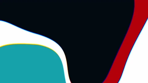 An abstract video in which curves move in a wavy manner. Flat color animation 動画素材 150488627