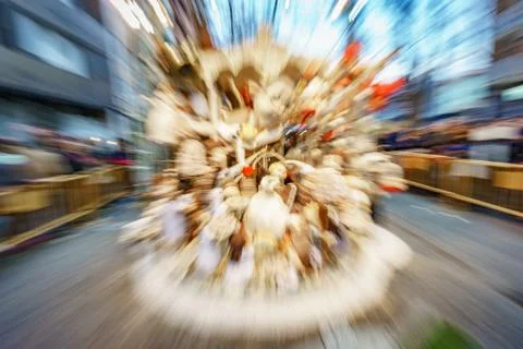 Abstract view of Falla in Valencia Stock Photos