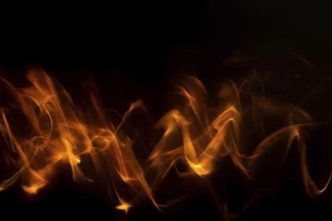 Abstract view of fire and flames in wave pattern Stock Photos