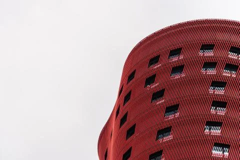 Abstract view of geometrical architecture elements of a building. Stock Photos