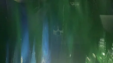 Abstract View Inside Automated Car Wash Part 2 of 2   Stock Footage 337944215