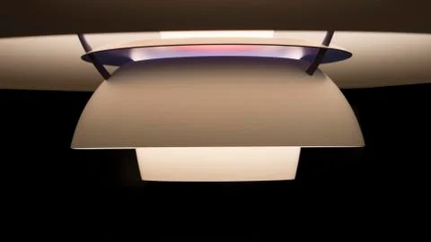 Abstract view of a modern lamp Stock Photos