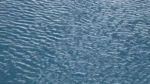 Abstract view of rippling water surface with gentle waves and blue hues Stock Footage 319908051