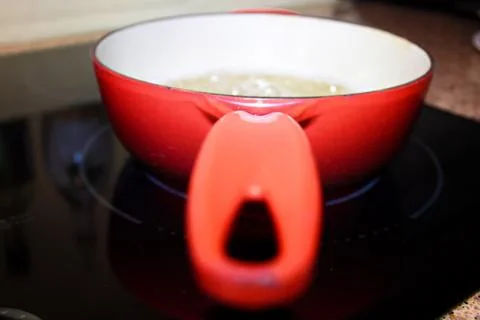 Abstract view of a saucepan Stock Photos