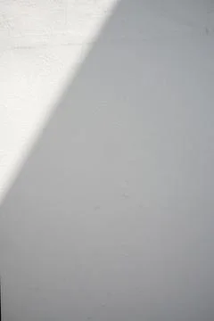 Abstract view of shadow on white surface Foto stock