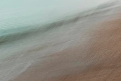 Abstract View of Waves on Beach Stock Photos