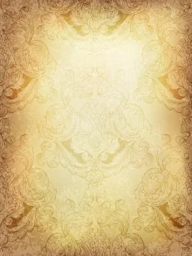 Abstract vintage background with classical seamless pattern Illustrazione stock