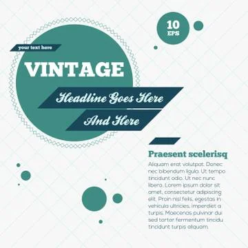 Abstract Vintage Background. Vector Illustration Stock Illustration