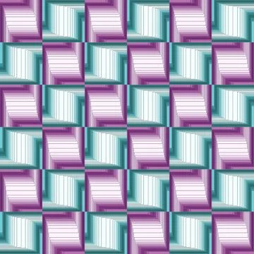 Abstract vintage geometric patch seamless pattern. Illustrazione stock