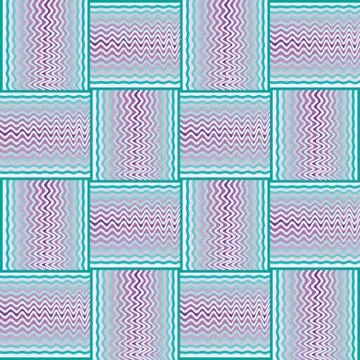 Abstract vintage geometric patch seamless pattern. Illustrazione stock
