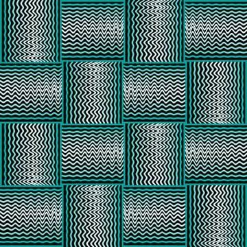 Abstract vintage geometric patch seamless pattern. Illustrazione stock