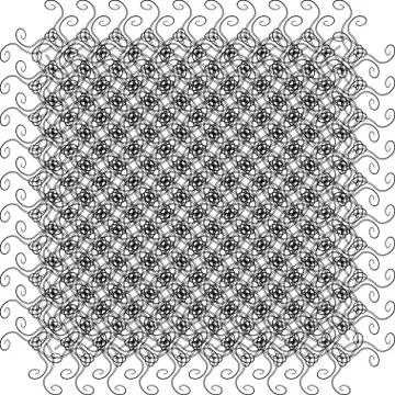 Abstract vintage geometric wallpaper pattern background. Vector illustration Stock Illustration