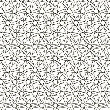 Abstract vintage geometric wallpaper pattern background.  illustration Stock Illustration