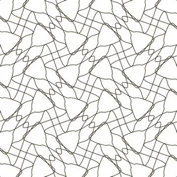 Abstract vintage geometric wallpaper pattern background.  illustration Stock Illustration