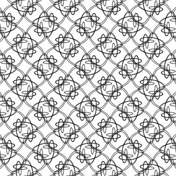 Abstract vintage geometric wallpaper pattern background.  illustration Stock Illustration