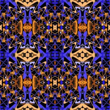 Abstract vintage geometric wallpaper pattern seamless Stock Illustration