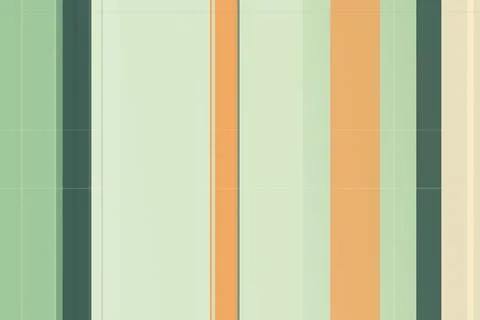 Abstract vintage-inspired stripe pattern with pastel green, orange, and bei.. イラスト素材