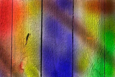 Abstract vintage multicolored wooden background Foto stock