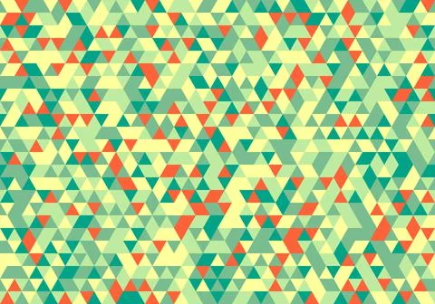 Abstract Vintage Pattern Triangle background texture geometric, green vector. Stock-Illustration
