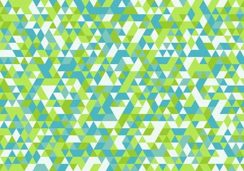 Abstract Vintage Pattern Triangle background texture geometric, green vector. Illustrazione stock
