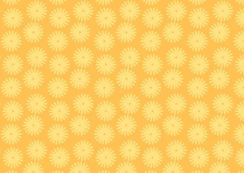 Abstract vintage patterns background with groovy daisy flowers. Illustrazione stock