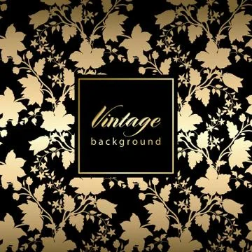 Abstract vintage seamless damask pattern Stock Illustration