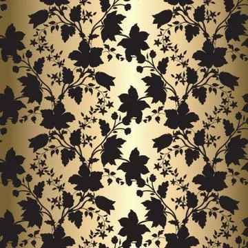 Abstract vintage seamless damask pattern 스톡 일러스트