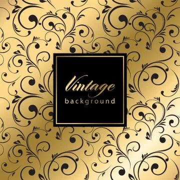 Abstract vintage seamless damask pattern 스톡 일러스트