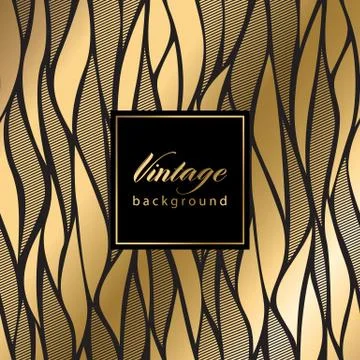 Abstract vintage seamless damask pattern Stock Illustration