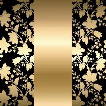 Abstract vintage seamless damask pattern Stock Illustration