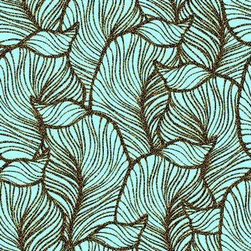 Abstract vintage seamless damask pattern Stock Illustration