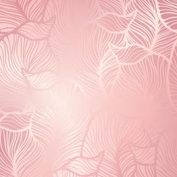 Abstract vintage seamless damask pattern. Rose gold 스톡 일러스트