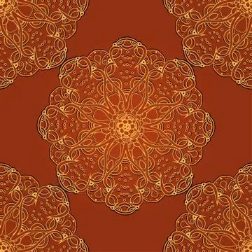 Abstract vintage seamless pattern Stock Illustration