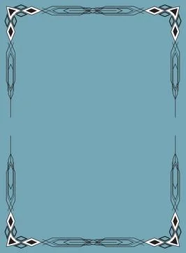 Abstract Vintage Wedding Elegant Frames Stock Illustration