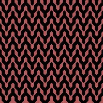 Abstract vintage zigzag seamless pattern ethnic geometric ornament. black ter Stockillustratie