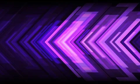 Abstract violet arrow light power geometric direction design modern futuristi Stock Illustration