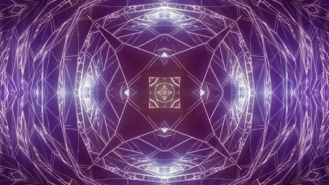 Abstract violet background of kaleidoscope effect. 動画素材 82471660