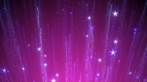 Abstract violet Christmas motion background. Sparkles and round glitter bokeh Stock Footage 83691688
