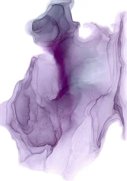 Abstract violet cloud of the smoke with waved texture and dark spot in the middl Stock Illustration