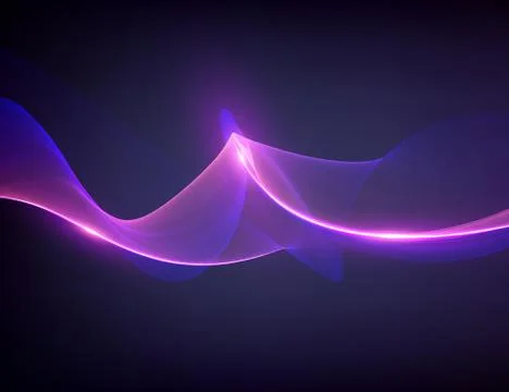 Abstract violet flame vector mesh background. Futuristic technology style. El Stock Illustration