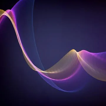 Abstract violet flame vector mesh background. Futuristic technology style. El Stock Illustration