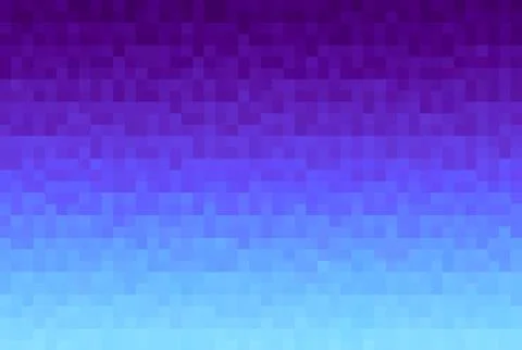 Abstract violet gradient background. Texture with pixel square blocks. Stock Illustration