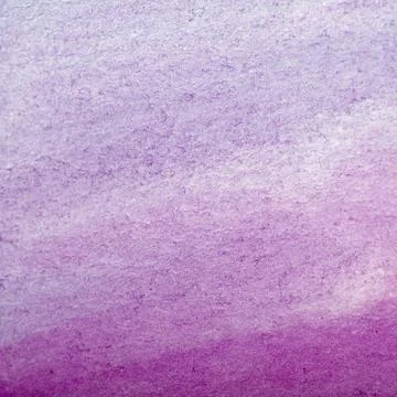 Abstract violet gradient watercolor background, hand made canvas Stock Illustration