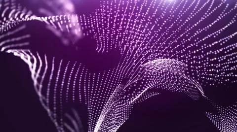 Abstract violet motion background with spinning dots Stock Footage 41166327